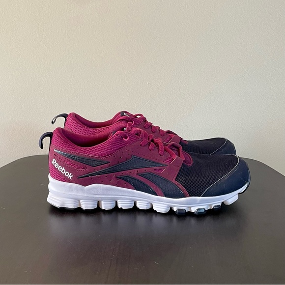 Reebok Training Women’s HexAffect Sport Running Shoes Burgundy Black - Size 9 - Picture 4 of 8